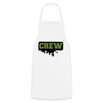 crew - Cooking Apron - white - Front - AI Model Male 185 dark (185cm)