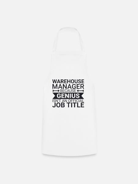 Warehouse Manager Genius - Kochschürze - Weiß