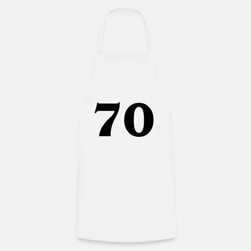 Nombre 70 - Tablier de cuisine - blanc