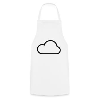 Clouds - Cooking Apron - white - Front - AI Model Male 185 dark (185cm)