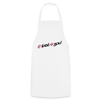 2 Fast 4 You - Tablier de cuisine - blanc - Devant - AI Model Male 185 dark (185cm)