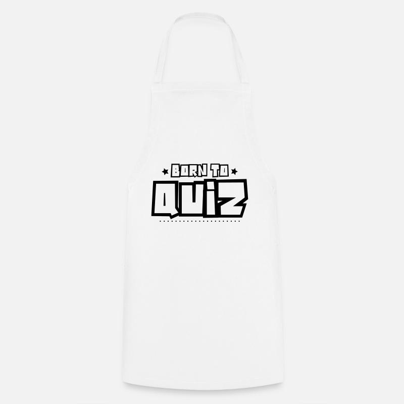 Born to quiz 2018 - Cooking Apron - white
