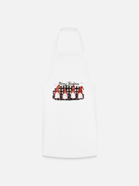 Joyeux Noël Gnomes - Tablier de cuisine - blanc