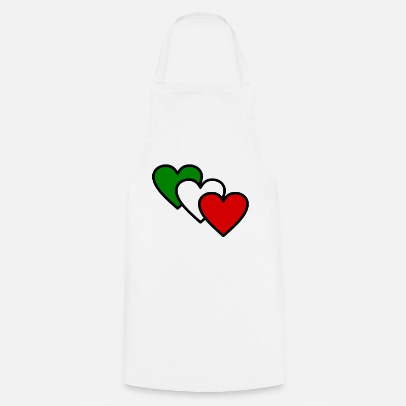 Italy - Cooking Apron - white