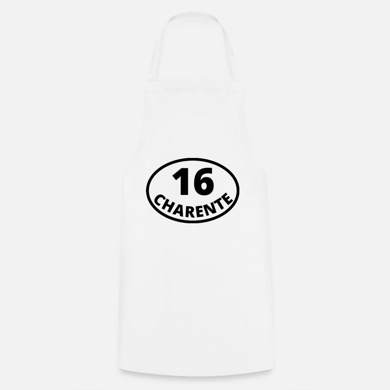 16 charente - Tablier de cuisine - blanc