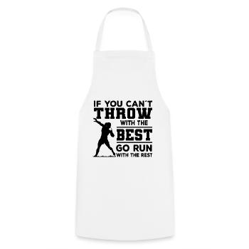 Shot put - Cooking Apron - white - Front - AI Model Male 185 dark (185cm)