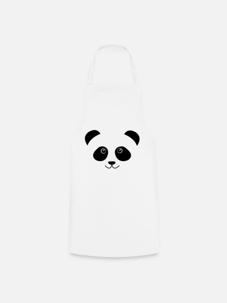 Panda - Cooking Apron - white