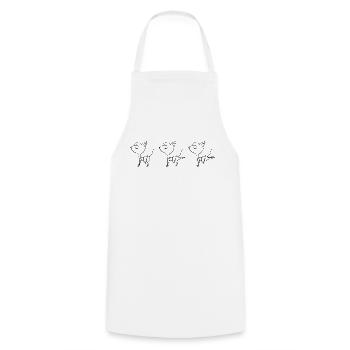 Chihuahua Dog Fitness - Cooking Apron - white - Front - AI Model Male 185 dark (185cm)