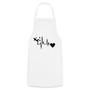 Fußballspieler Fußballdesign Fußballmannschaft - Kochschürze - Weiß - Vorne - AI Model Male 185 dark (185cm)