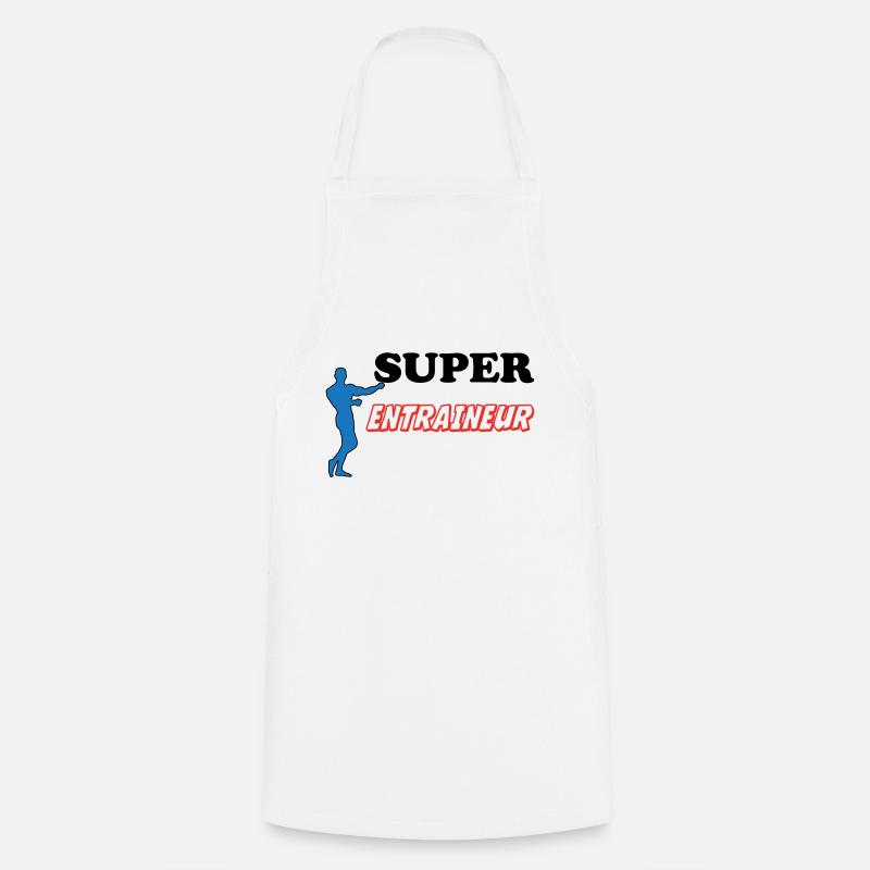 SUPER TRAINER - Kochschürze - Weiß