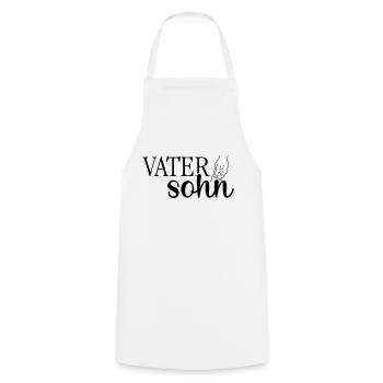 Papa Papi Vater Tochter Sohn Vatertag Männer Shirt - Kochschürze - Weiß - Vorne - AI Model Male 185 dark (185cm)