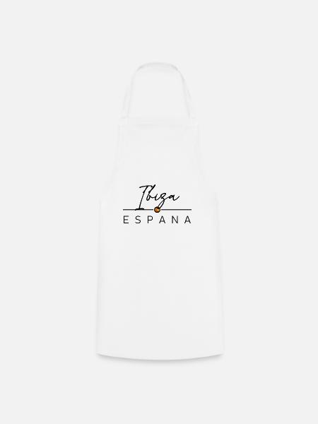Espagne - Ibiza - Espagne - España - Tablier de cuisine - blanc