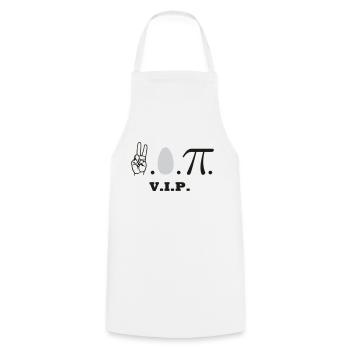 VIP - Tablier de cuisine - blanc - Devant - AI Model Male 185 dark (185cm)