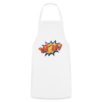 Cloué! ฟาด Mot d’argot thaïlandais - Tablier de cuisine - blanc - Devant - AI Model Male 185 dark (185cm)