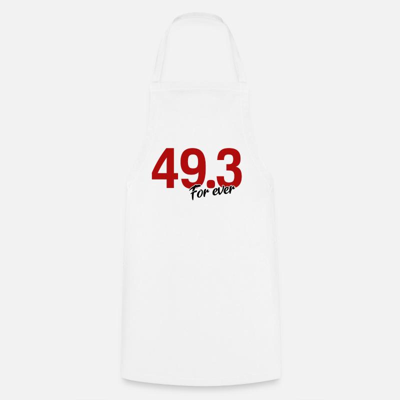 49.3 for ever - Tablier de cuisine - blanc