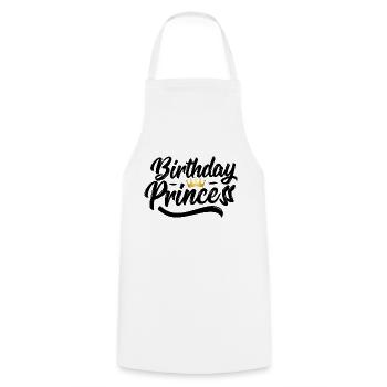 Birthday princess - Tablier de cuisine - blanc - Devant - AI Model Male 185 dark (185cm)