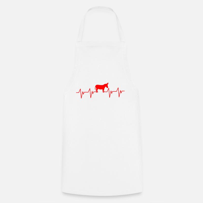 Donkey Esel - Kochschürze - Weiß
