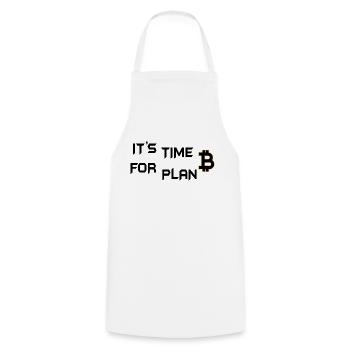 Bitcoin Trading Crypto Stocks - Tablier de cuisine - blanc - Devant - AI Model Male 185 dark (185cm)