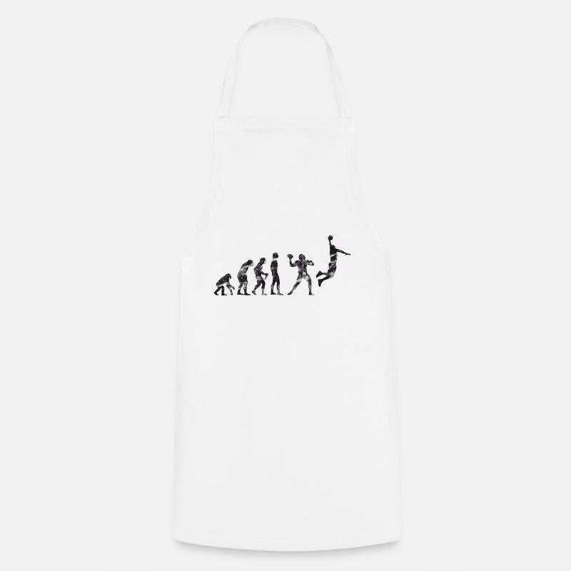 Basket-ball Evolution Basketball Basket - Tablier de cuisine - blanc