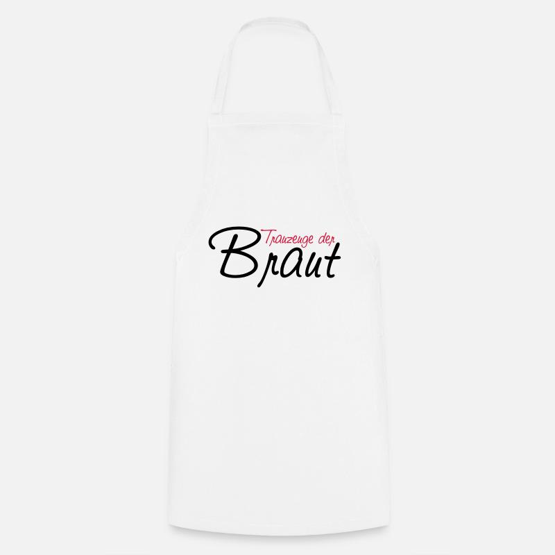 trauzeuge_der_braut - Cooking Apron - white