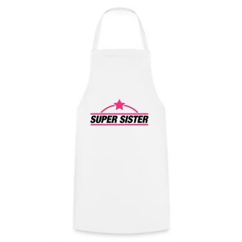 super_sister_qa2 - Tablier de cuisine - blanc - Devant - AI Model Male 185 dark (185cm)