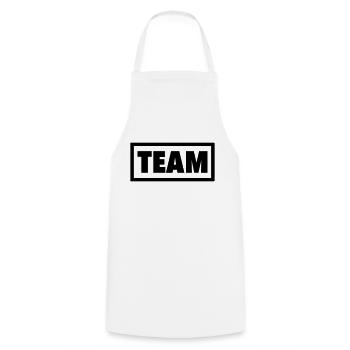 Équipe - Tablier de cuisine - blanc - Devant - AI Model Male 185 dark (185cm)