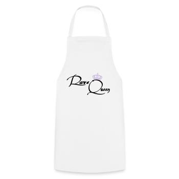 Rave Queen - Cooking Apron - white - Front - AI Model Male 185 dark (185cm)