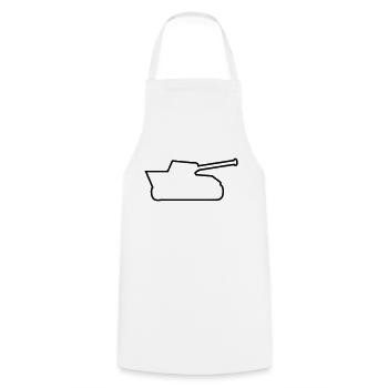 tank - Cooking Apron - white - Front - AI Model Male 185 dark (185cm)