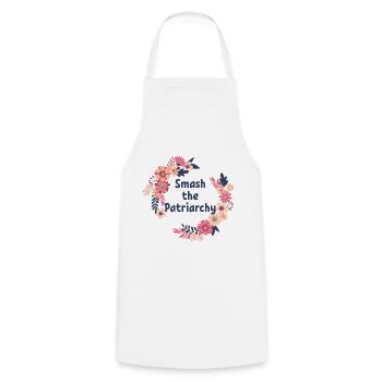 Smash the patriarchy Feminismus Feminist Geschenk - Kochschürze - Weiß - Vorne - AI Model Male 185 dark (185cm)