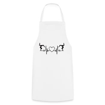 Gymnastique Filles Gymnastique Sol Gymnastique Gymnaste - Tablier de cuisine - blanc - Devant - AI Model Male 185 dark (185cm)