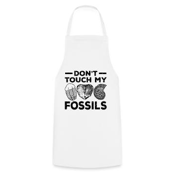 Collecting fossils - Cooking Apron - white - Front - AI Model Male 185 dark (185cm)