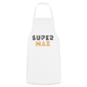 Super Max Fan Shirt - Tablier de cuisine - blanc - Devant - AI Model Male 185 dark (185cm)