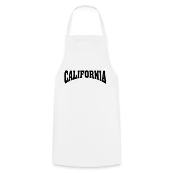 Californie 2 - Tablier de cuisine - blanc - Devant - AI Model Male 185 dark (185cm)
