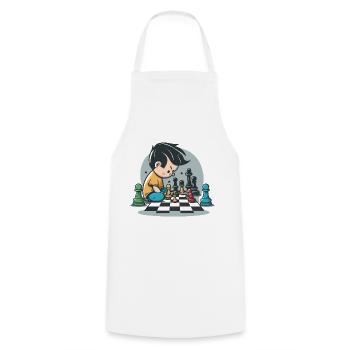Zoo Adventure: Wild Animal Fun - Cooking Apron - white - Front - AI Model Male 185 dark (185cm)