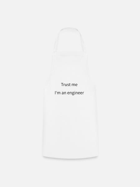 engineer - Kochschürze - Weiß