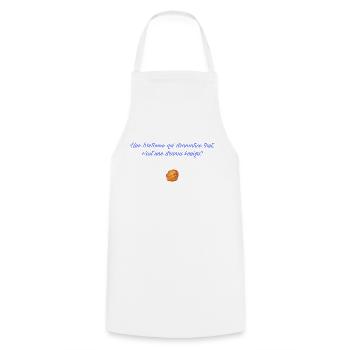 Drama kouign? Blue - Tablier de cuisine - blanc - Devant - AI Model Male 185 dark (185cm)