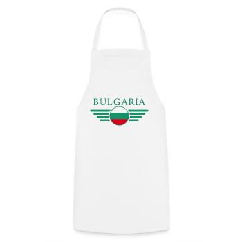 I Love Bulgaria, Elegance Style Design T-Shirt - Cooking Apron - white - Front - AI Model Male 185 dark (185cm)