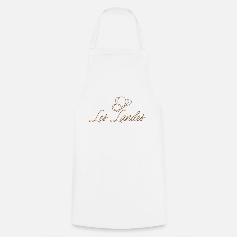 026 PAPILLON - Tablier de cuisine - blanc