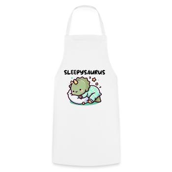Sleepysaurus Official Sleep Outfit Chemise de nuit - Tablier de cuisine - blanc - Devant - AI Model Male 185 dark (185cm)