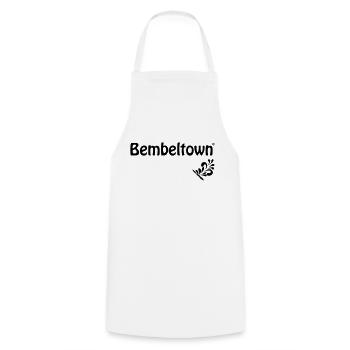 Bembeltown Haute Couture - Kochschürze - Weiß - Vorne - AI Model Male 185 dark (185cm)