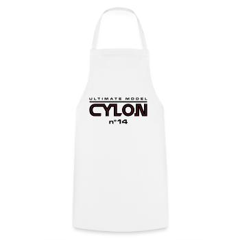 Ultimate model cylon n°14 - Tablier de cuisine - blanc - Devant - AI Model Male 185 dark (185cm)