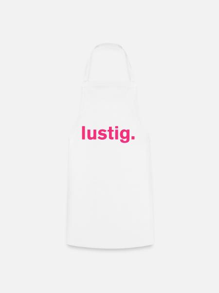 lustig - Kochschürze - Weiß
