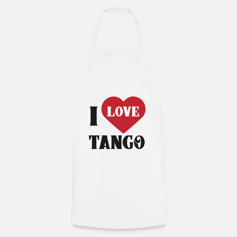 I love tango - Cooking Apron - white