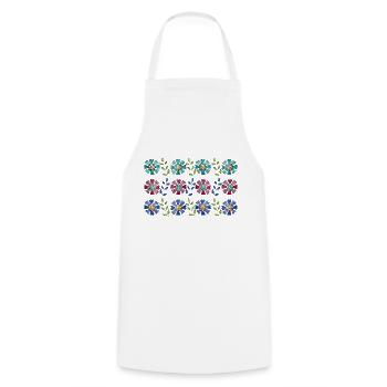 Fleur - Tablier de cuisine - blanc - Devant - AI Model Male 185 dark (185cm)
