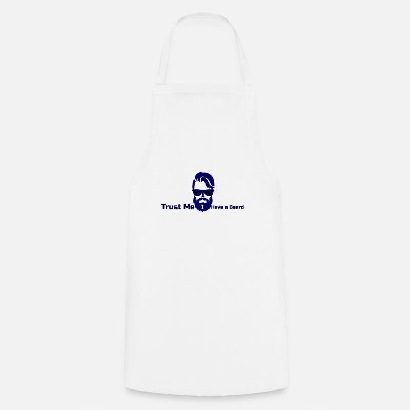 Hipster - Cooking Apron - white