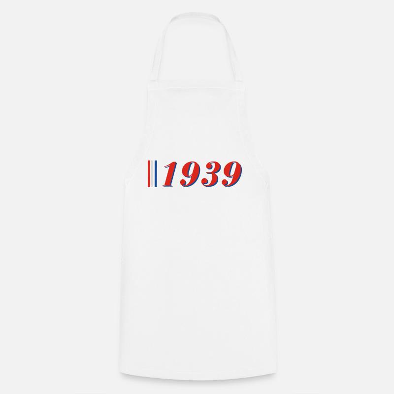 Année 1939 - Tablier de cuisine - blanc