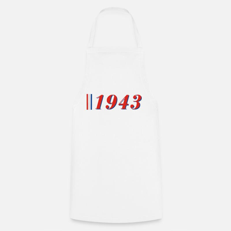 Année 1943 - Tablier de cuisine - blanc