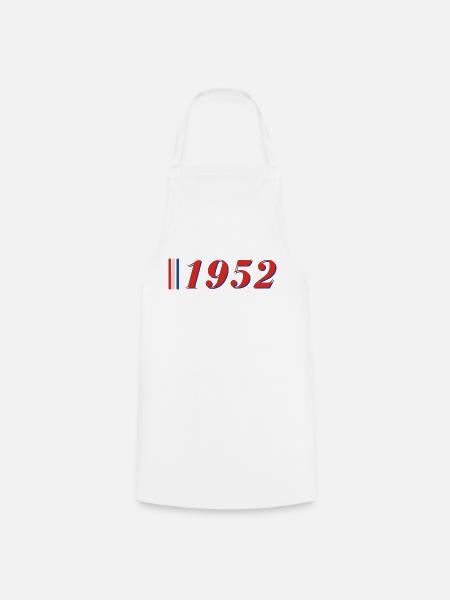 Jahr 1952 - Kochschürze - Weiß