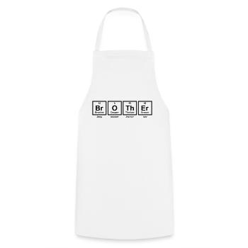 Lustiges Big Brother-Periodensystem - Kochschürze - Weiß - Vorne - AI Model Male 185 dark (185cm)