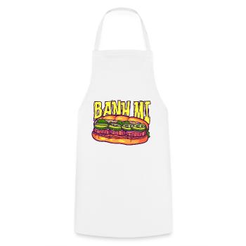 Vietnam Viet Banh Mi Brot Vietnamese I Geschenk - Kochschürze - Weiß - Vorne - AI Model Male 185 dark (185cm)